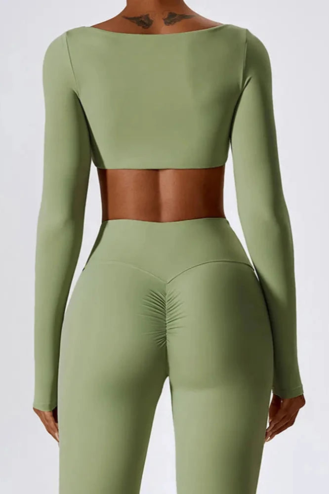 Seamless Long Sleeve Workout Top