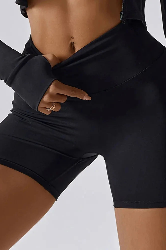 High Waist Quick Dry Yoga Shorts