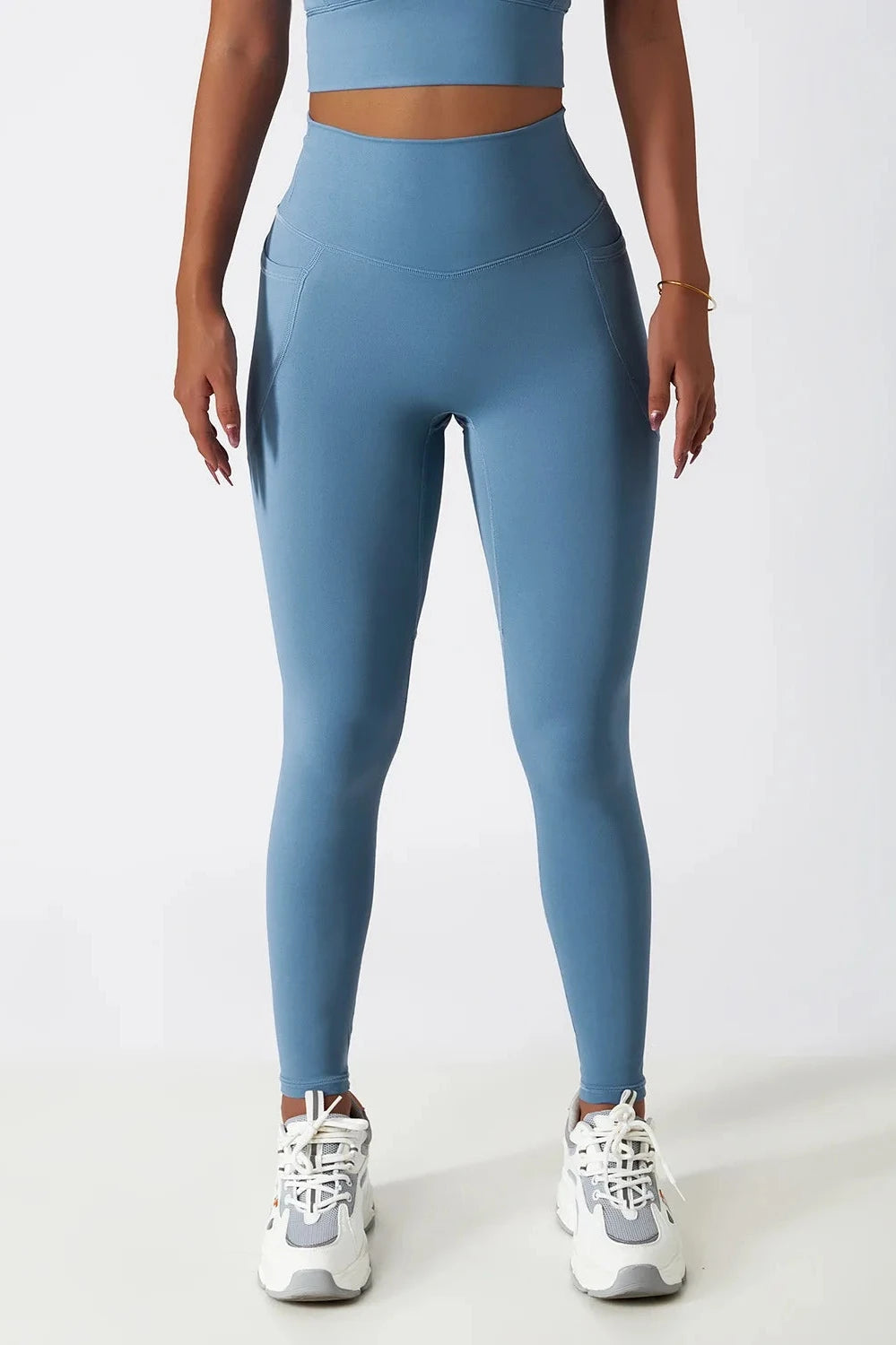 Seamless High Waist Leggings with Pockets