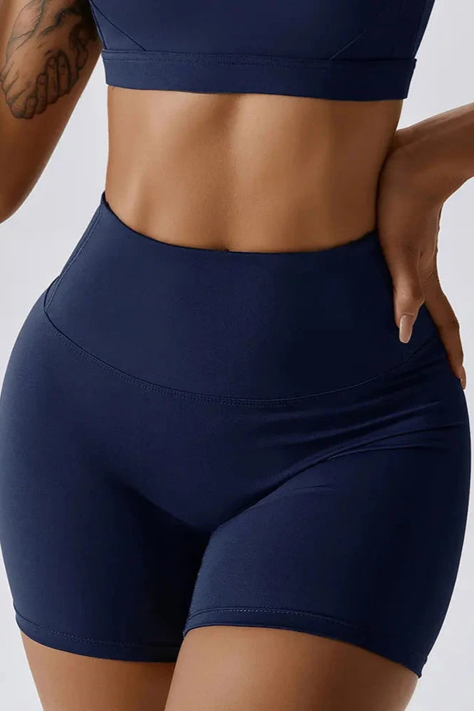 High Waist Quick Dry Yoga Shorts