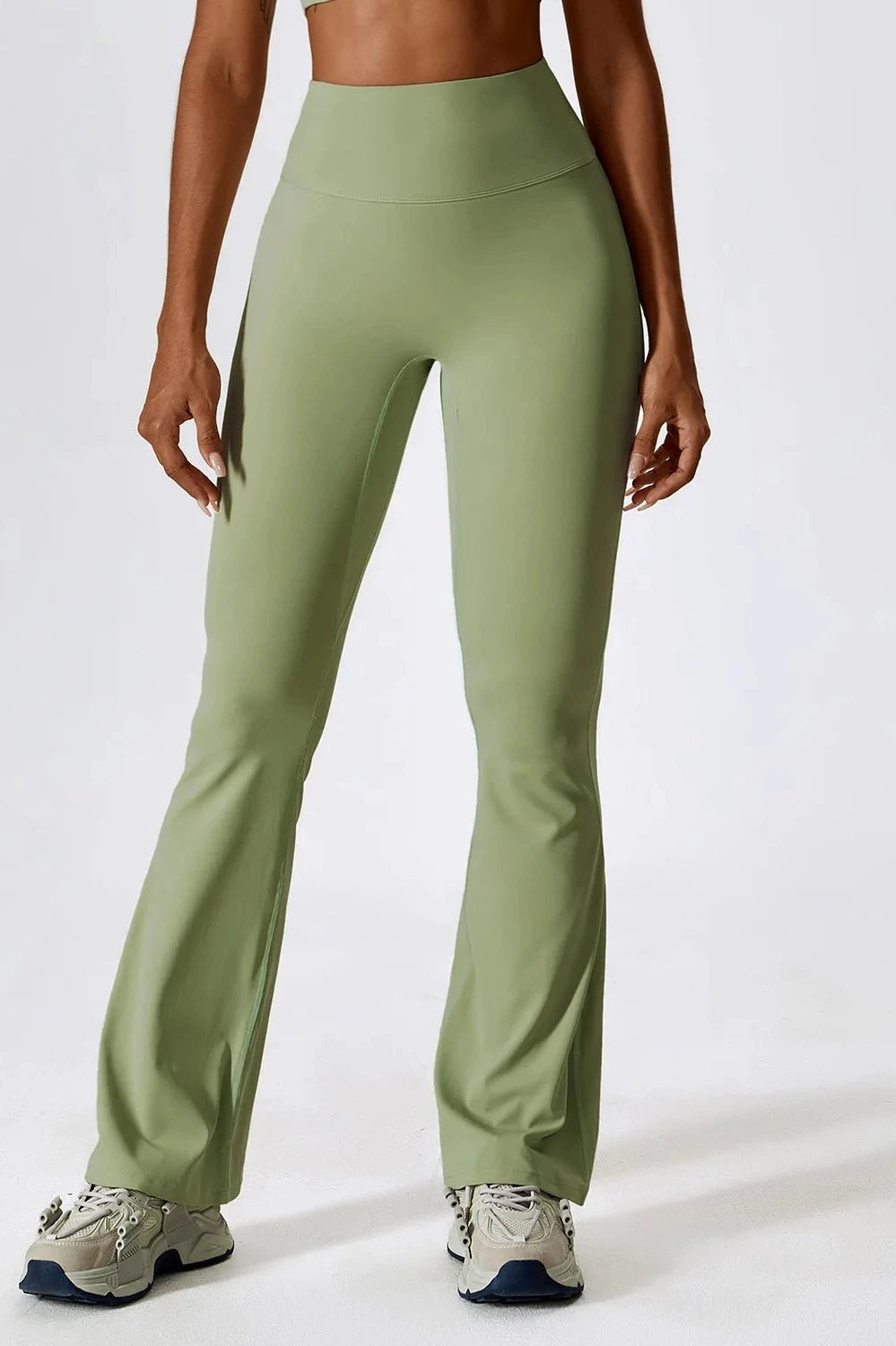 High Waist Flared Yoga Pants