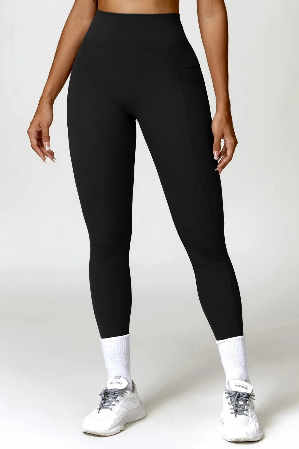V-Shaped Back High Waist Yoga Leggings