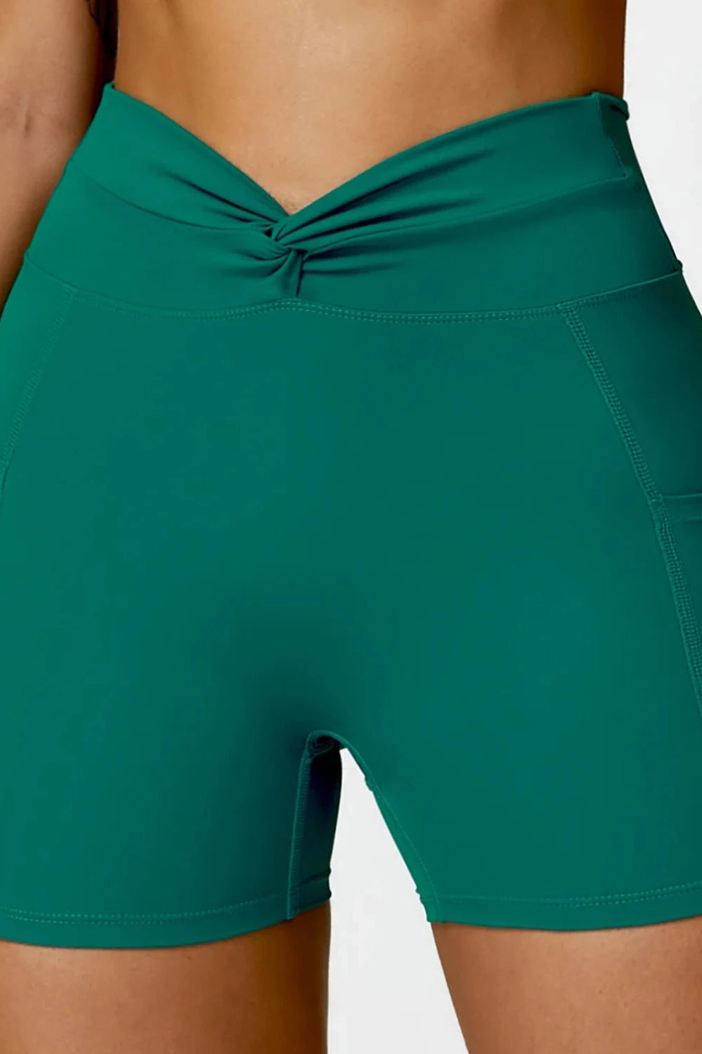 High Waist Pocket Yoga Shorts