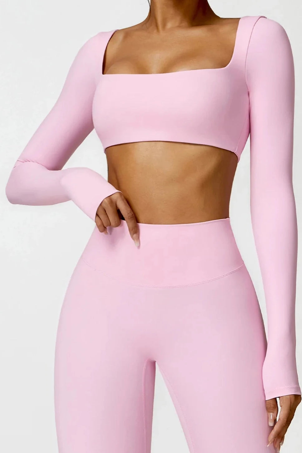 Long Sleeve Winter Yoga Top