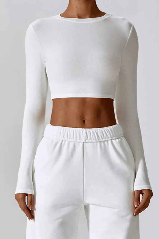 Long Sleeve Quick Dry Yoga Shirt