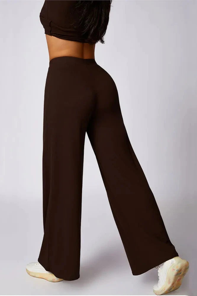 High Waist Wide Leg Pants