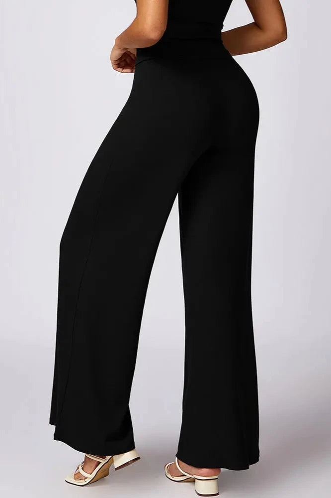 High Waist Wide Leg Pants