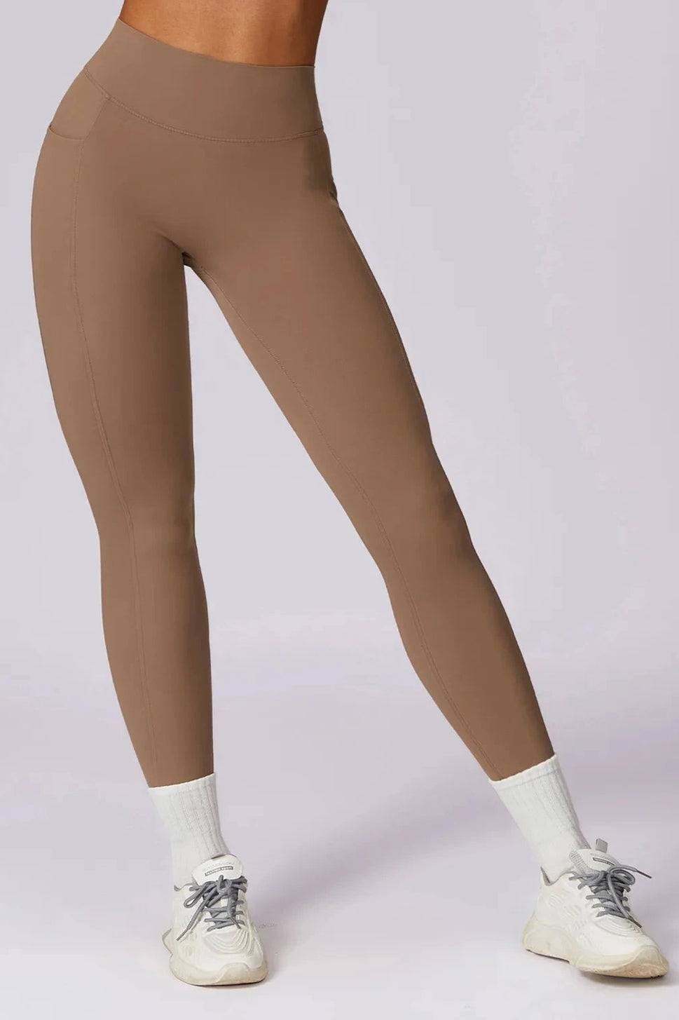 V-Shaped Back High Waist Yoga Leggings