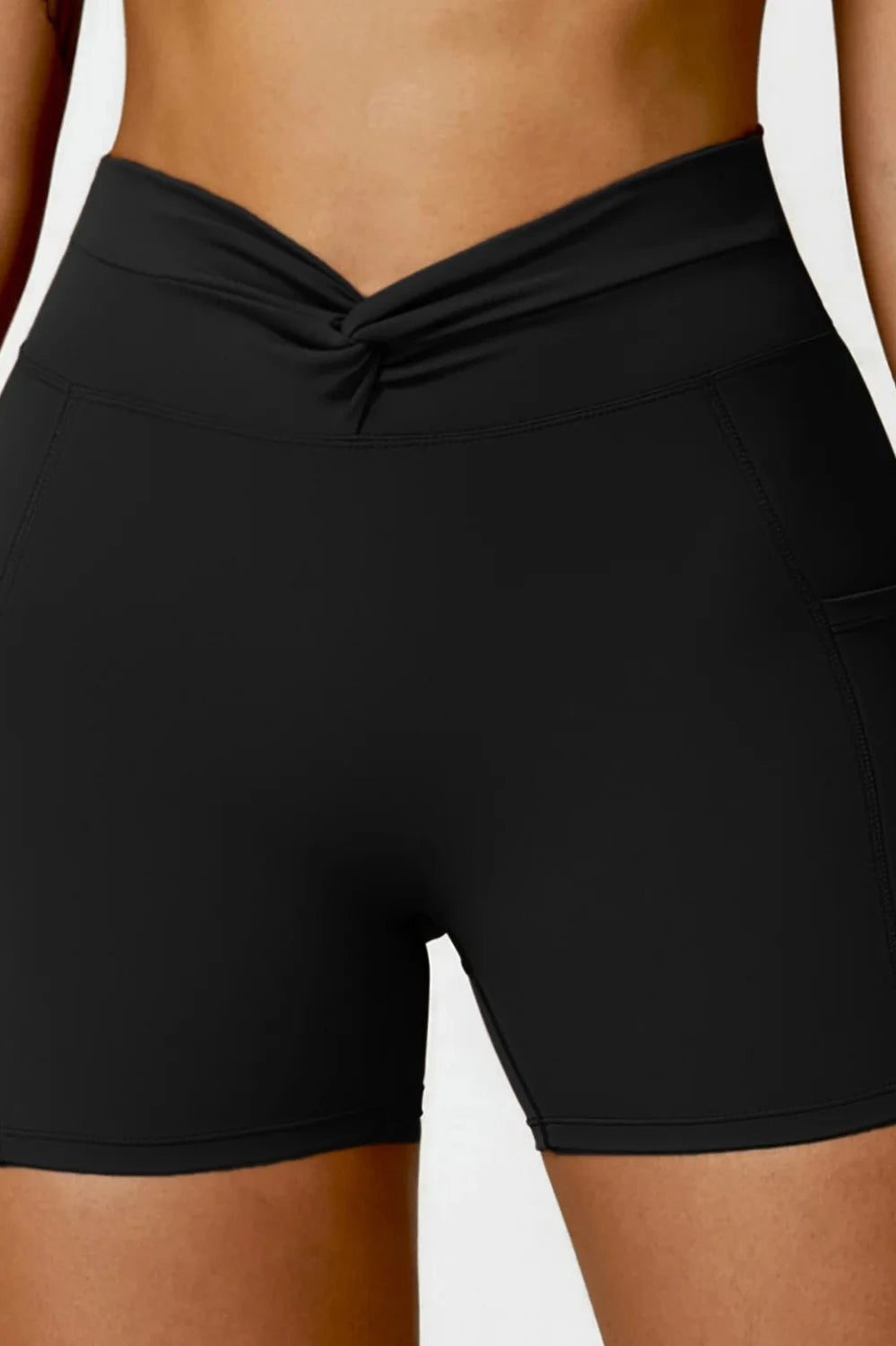 High Waist Pocket Yoga Shorts