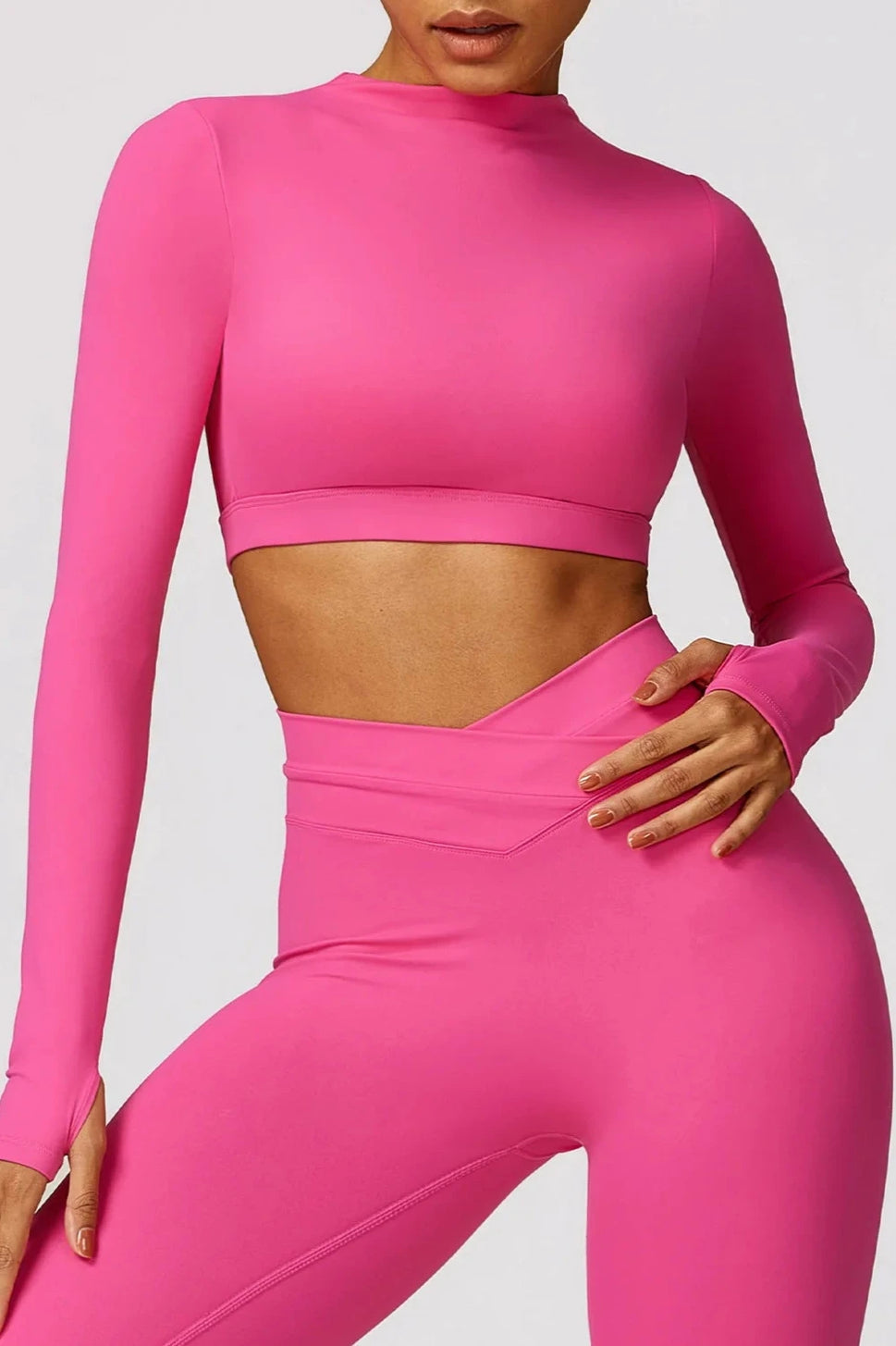 Hollow Out Long Sleeve Yoga Top