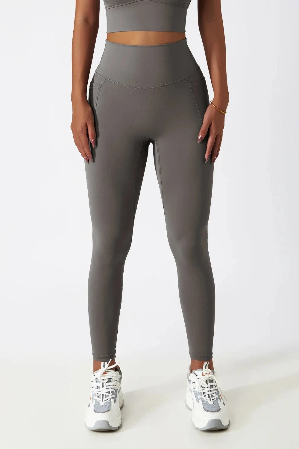 Seamless High Waist Leggings with Pockets