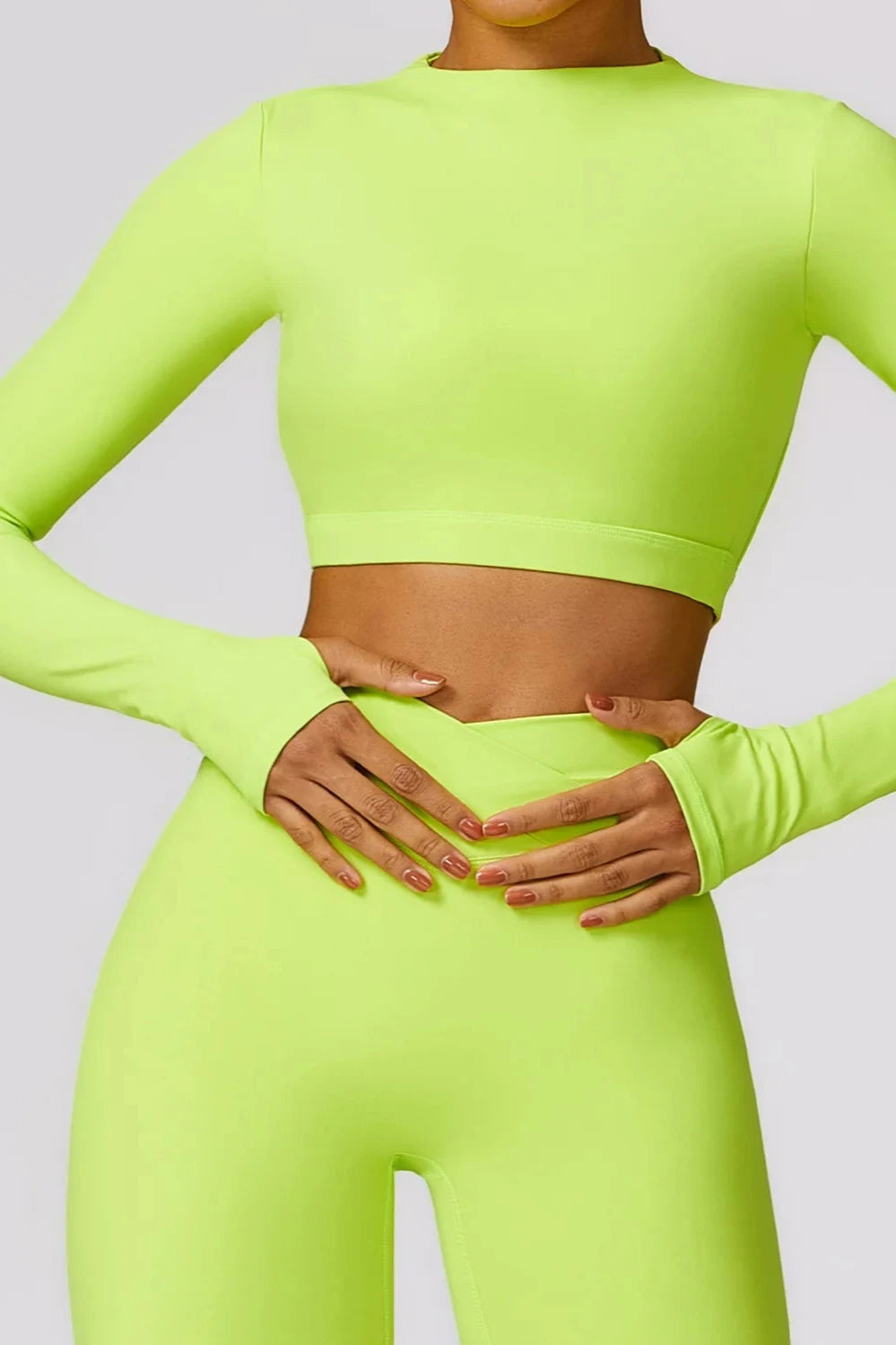 Hollow Out Long Sleeve Yoga Top