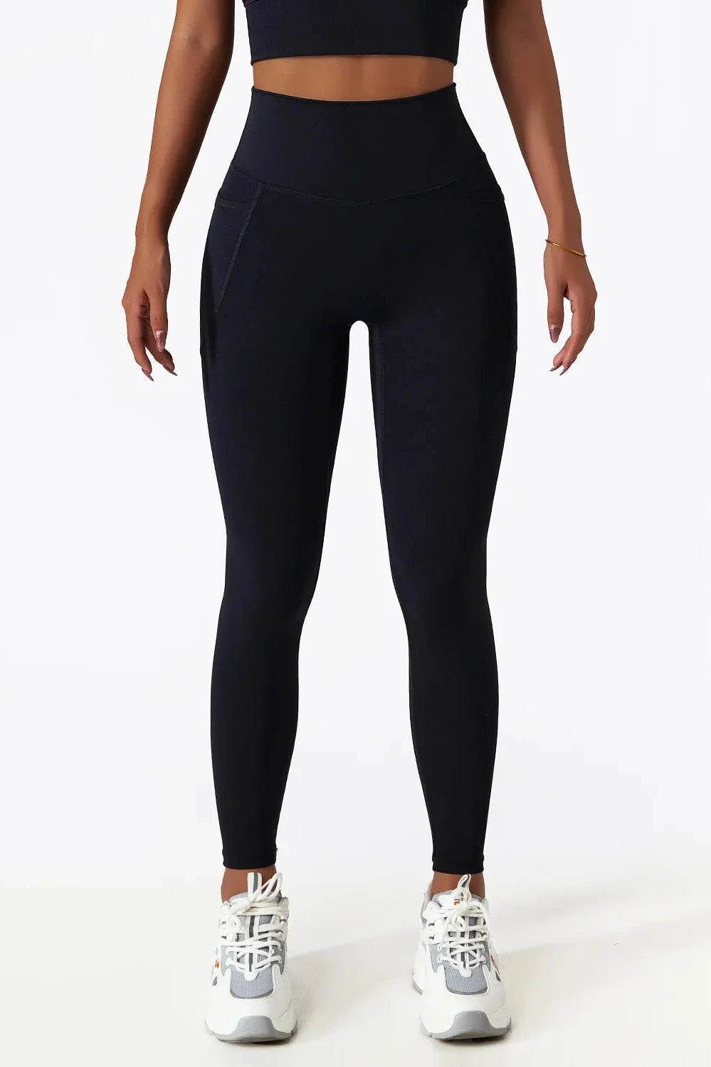 Seamless High Waist Leggings with Pockets