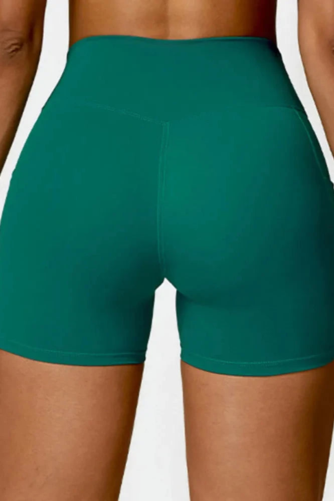 High Waist Pocket Yoga Shorts