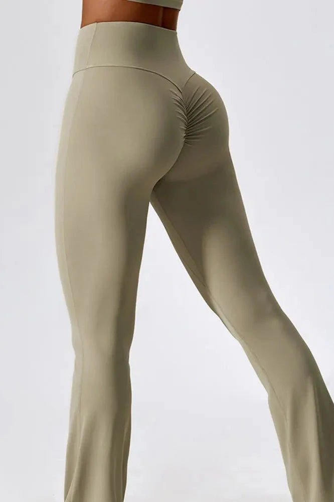 High Waist Flared Yoga Pants