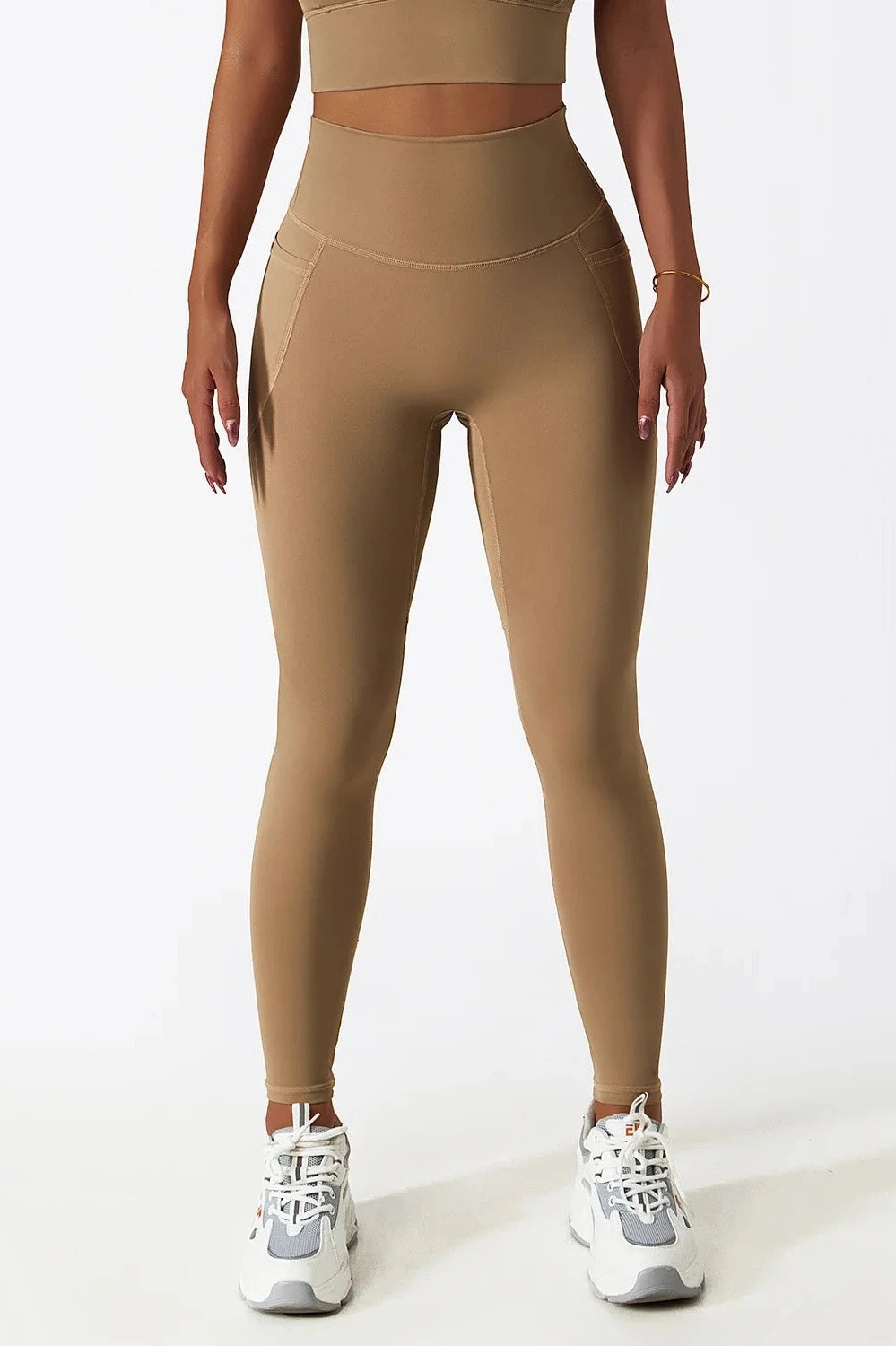 Seamless High Waist Leggings with Pockets