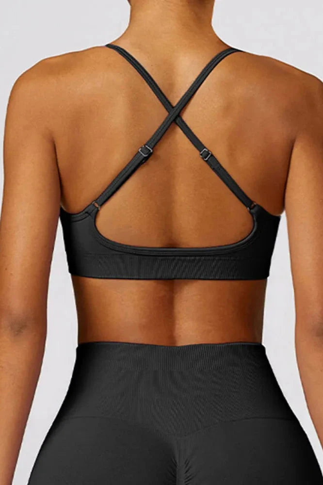 Criss Cross High Support Sports TopBlack / XL