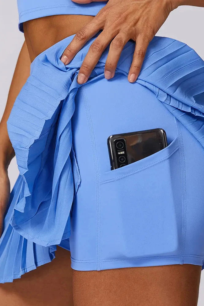 High Waist Pocket Yoga Skirt