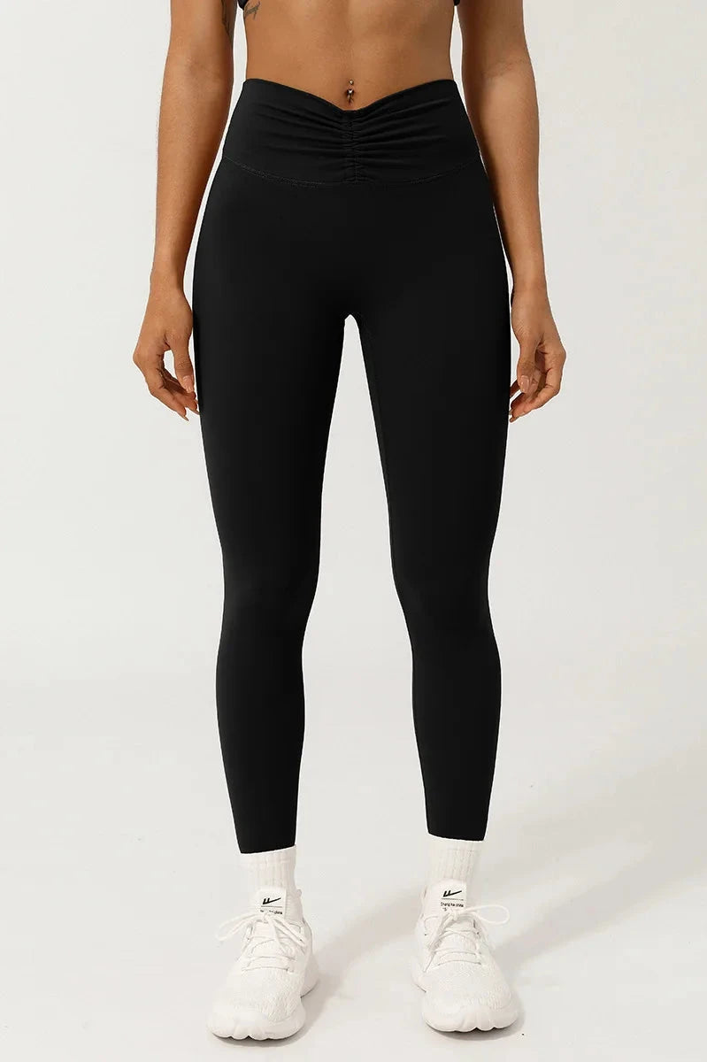 High Waist Quick Dry LeggingsBlack / S